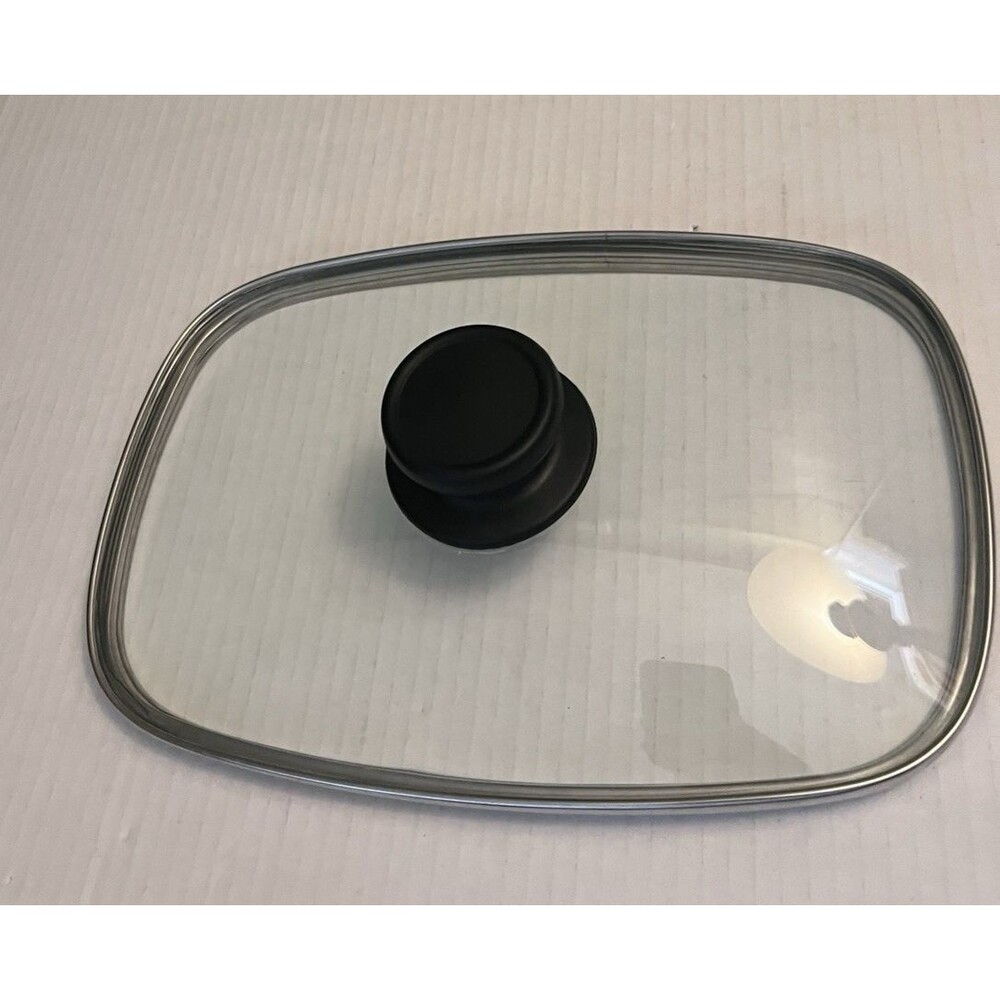 West Bend Slow Cooker 84905 GLASS LID REPLACEMENT 11" x 7.75" Rectangle